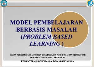 manfaat Pembelajaran Berbasis Masalah