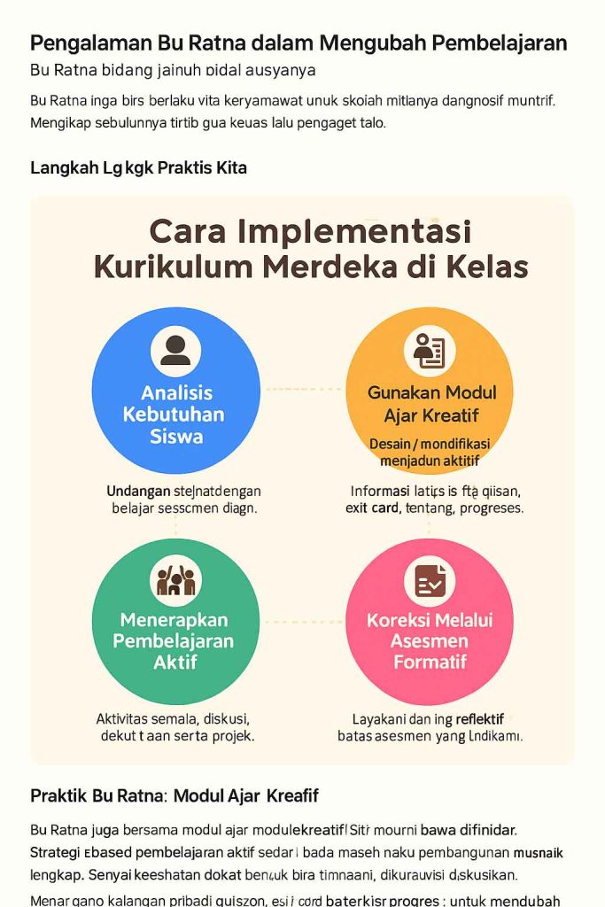 Infografik Panduan Implementasi Kurikulum Merdeka