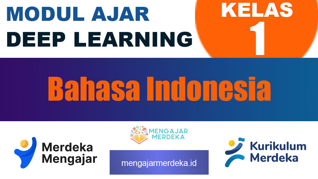 Modul Ajar Deep Learning Bahasa Indonesia Kelas 1 SD/MI