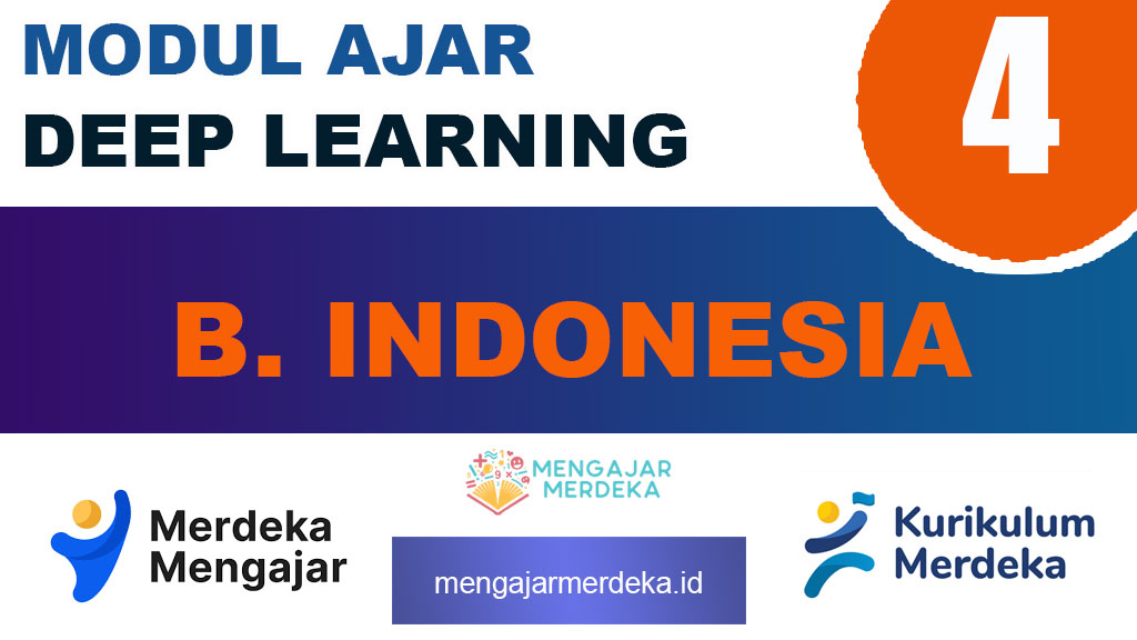Modul ajar Deep Learning Bahasa Indonesia kelas 4 SD/MI