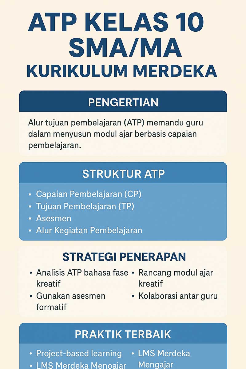 infografis ATP Kelas 10