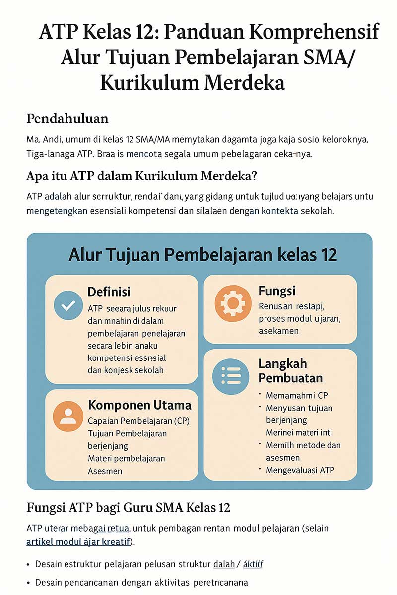 infografis ATP Kelas 12