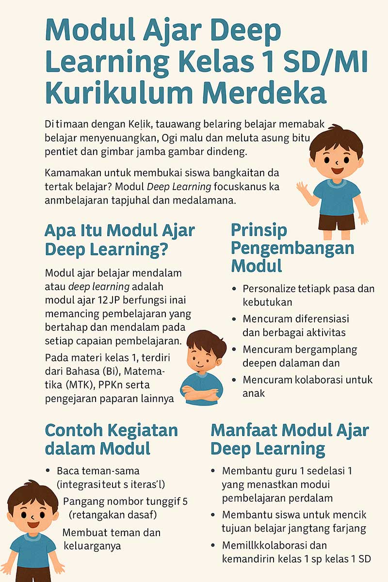 infografis Modul Ajar Deep Learning Kelas 1