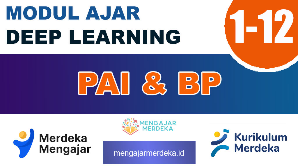 Modul Ajar Deep Learning PAI dan BP Kelas 1–12: Panduan Lengkap untuk Guru