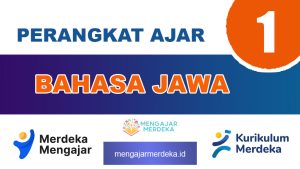 Perangkat Ajar Bahasa Jawa Kelas 1