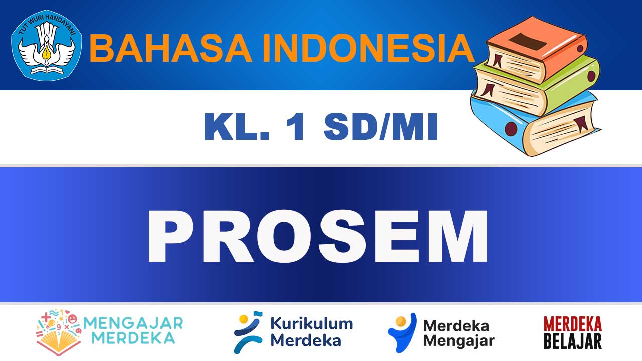 Prosem Bahasa Indonesia Kelas 1 SD/MI Edisi Terbaru Kurikulum Merdeka