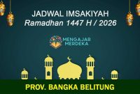 Jadwal Imsakiyah Provinsi Bangka Belitung