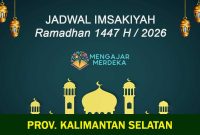 Jadwal Imsakiyah Provinsi Kalimantan Selatan