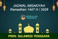 Jadwal Imsakiyah Provinsi Sulawesi Tenggara